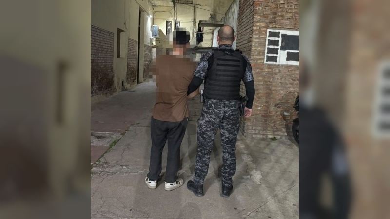 Un hombre fue detenido por incumplir una medida cautelar 