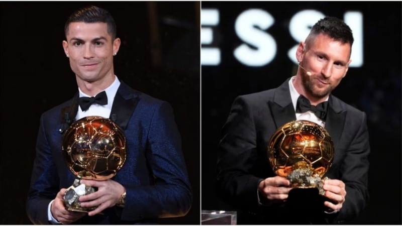 Cristiano Ronaldo le gan&oacute; a Lionel Messi en la votaci&oacute;n de los hinchas por el mejor Bal&oacute;n de Oro de la historia